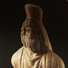 Terracotta bust of Serapis